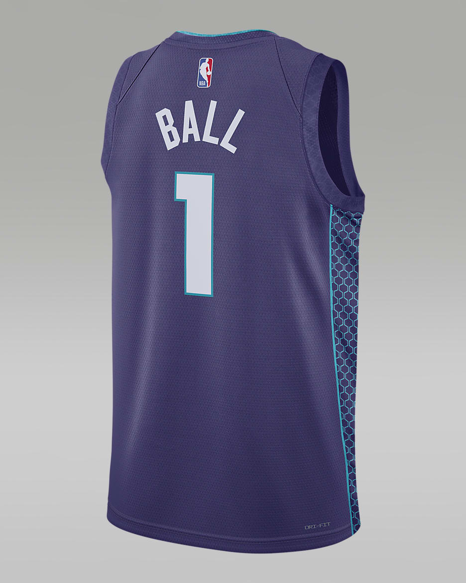 Maillot Jordan Dri FIT NBA Swingman Charlotte Hornets Statement Edition pour homme. Nike FR